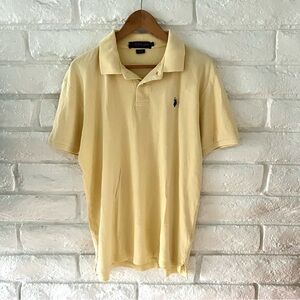 U.S. Polo Assn. light yellow Polo Shirt Classic Piqué Knit